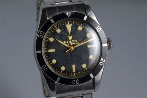 1954 rolex submariner value|rolex submariner dial variations.